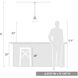 Hines 1 Light 6.88 inch Matte Black Mini Pendant Ceiling Light